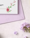 Greeting Card on Envelope Mockup
