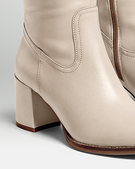 Pair of High-Knee Boots Mockup
