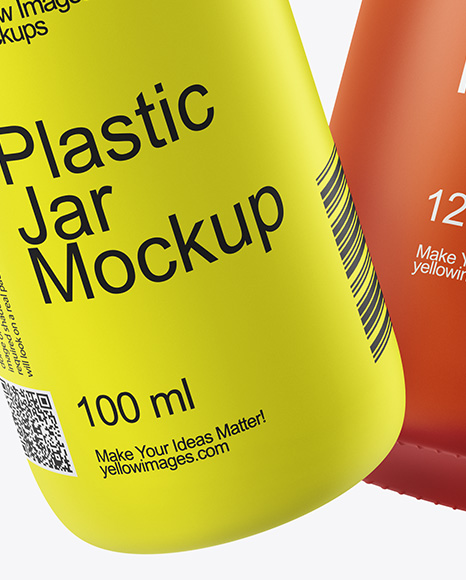 Two Pump Bottles Mockup