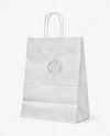 Kraft Paper Bag with Handles Mockup