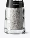 Coarse Sea Salt Jar with Grinder Mockup