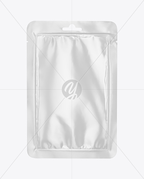 Glossy Sachet Mockup