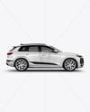 Electric Premium SUV Mockup - Side View