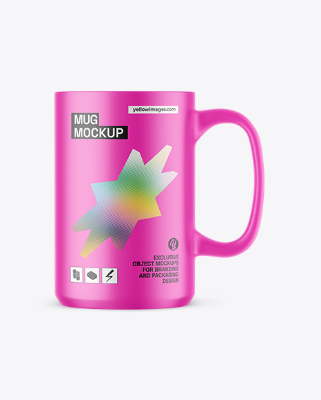 Matte Mug Mockup - Coffee packaging mockup