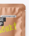 Matte Metallic Sachet Mockup