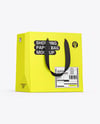 Paper Shopping Bag Mockup – Half Side View