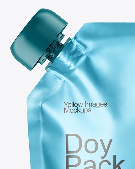 Metallic Doy Pack Mockup