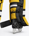 Man Wearing Ice Hockey Goalkeeper Kit Mockup