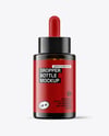 30ml Amber Glass Dropper Bottle Mockup
