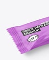 Glossy Snack Bar Mockup