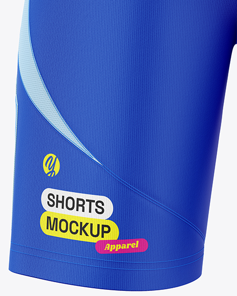 Training Shorts Mockup - Back View