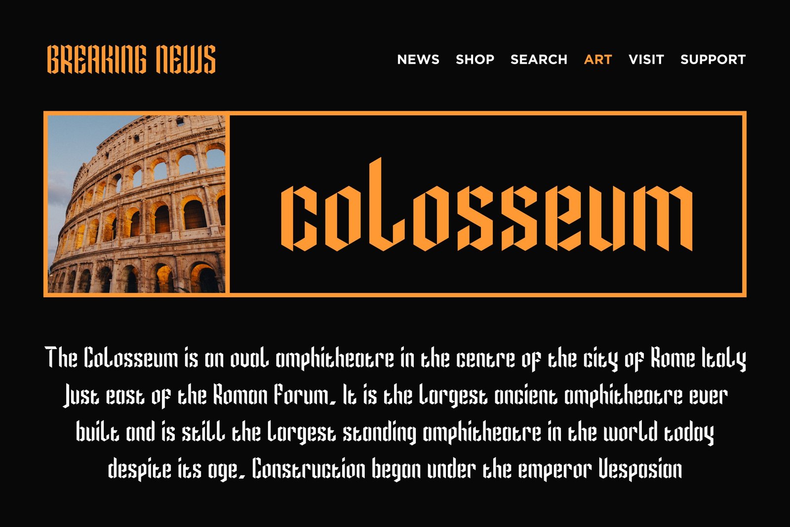 Impermanence - Black Letter Font