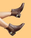 Chelsea Boots on Woman's Legs Mockup