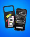 iPhone 17 Pro with Phone Case Mockup