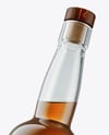 Tall Whiskey Bottle with Tube Mockup