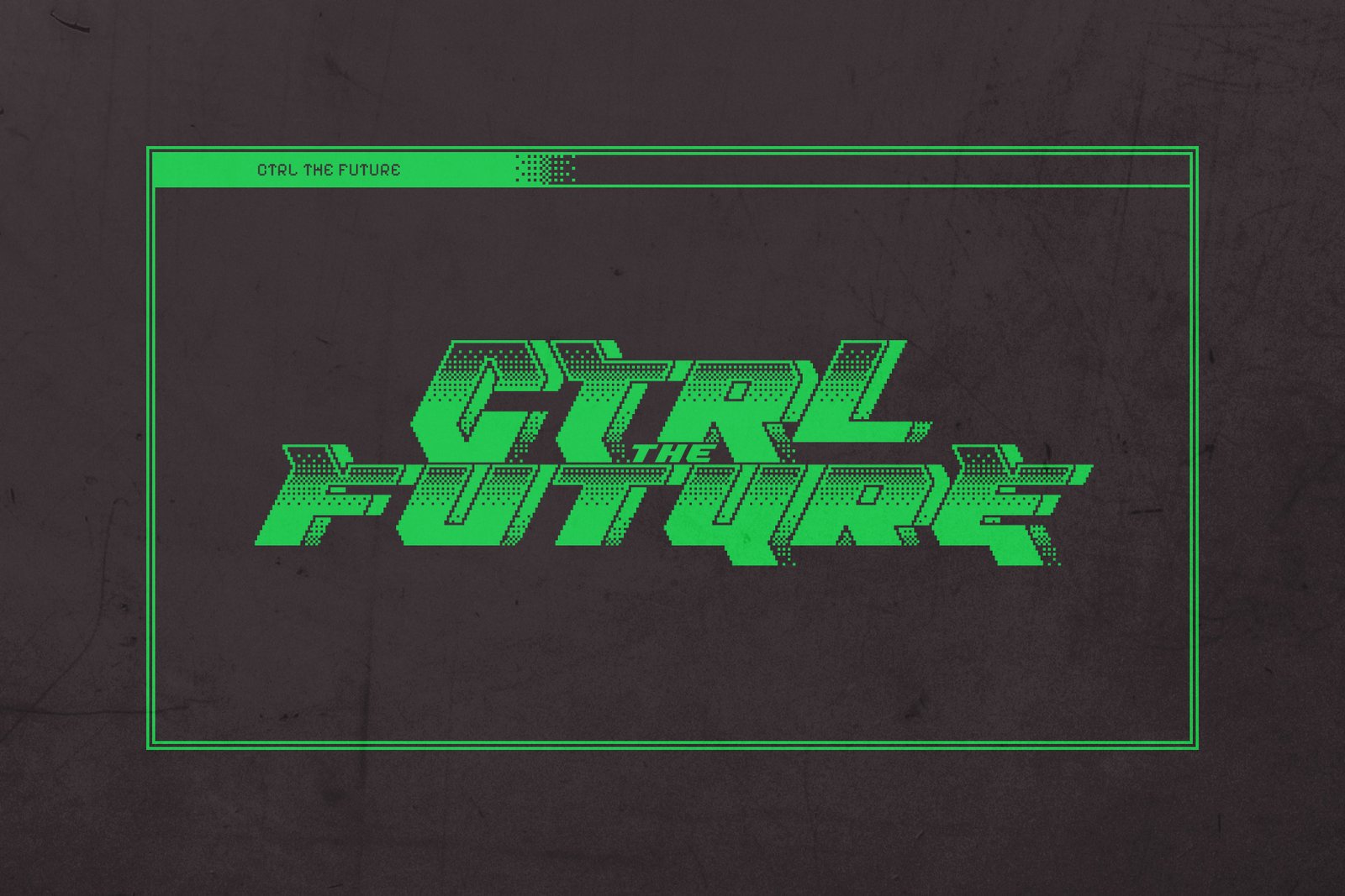 Dither Byte - Vintage Pixel Font