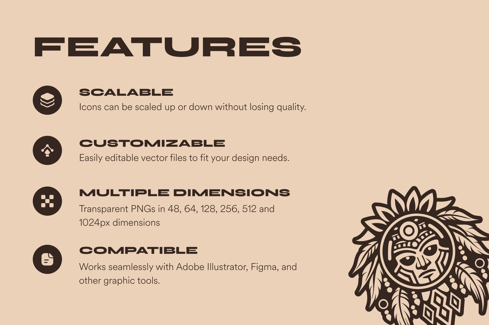 Taino Art and Symbols Set