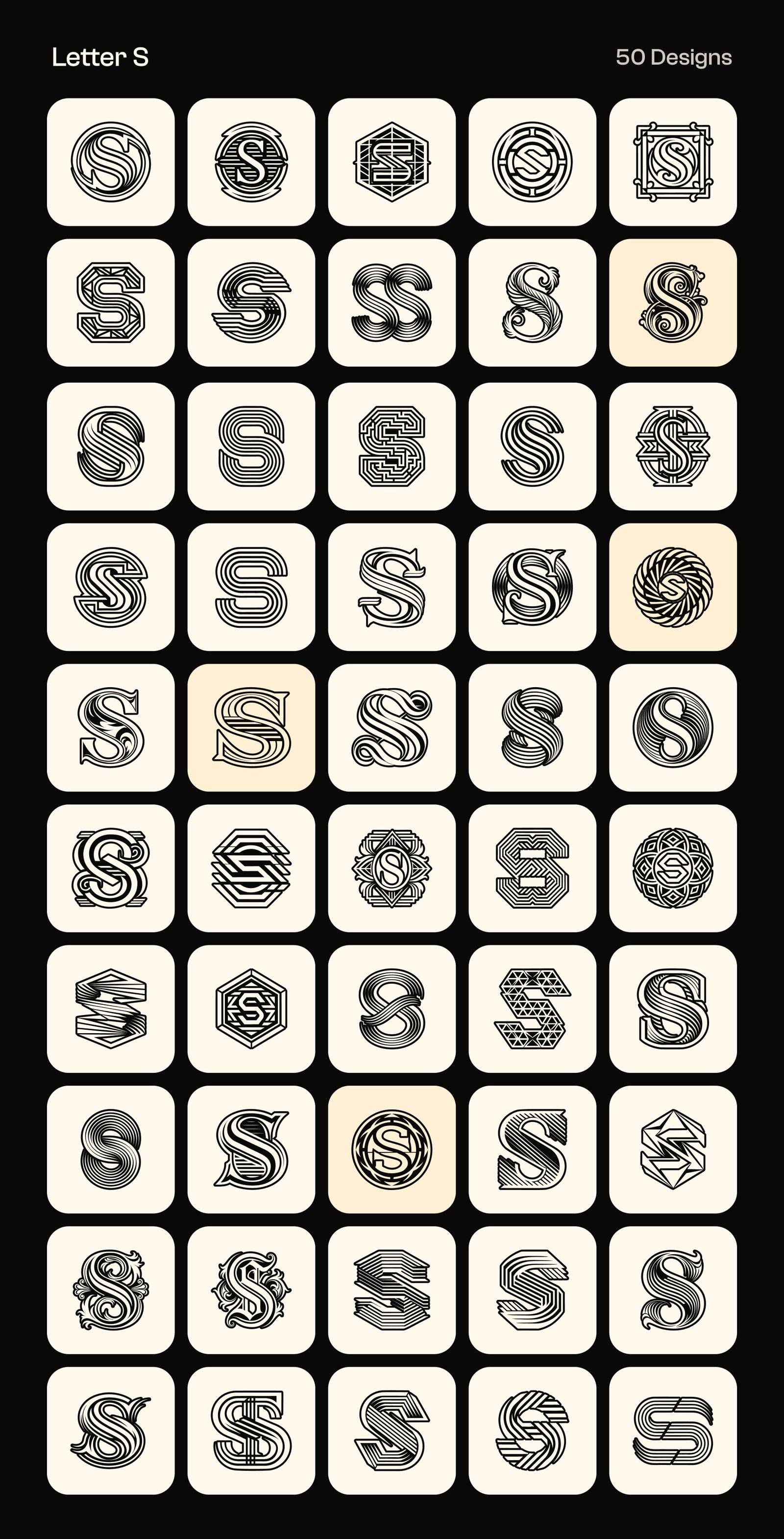 Alphabet Letters Logo Bundle