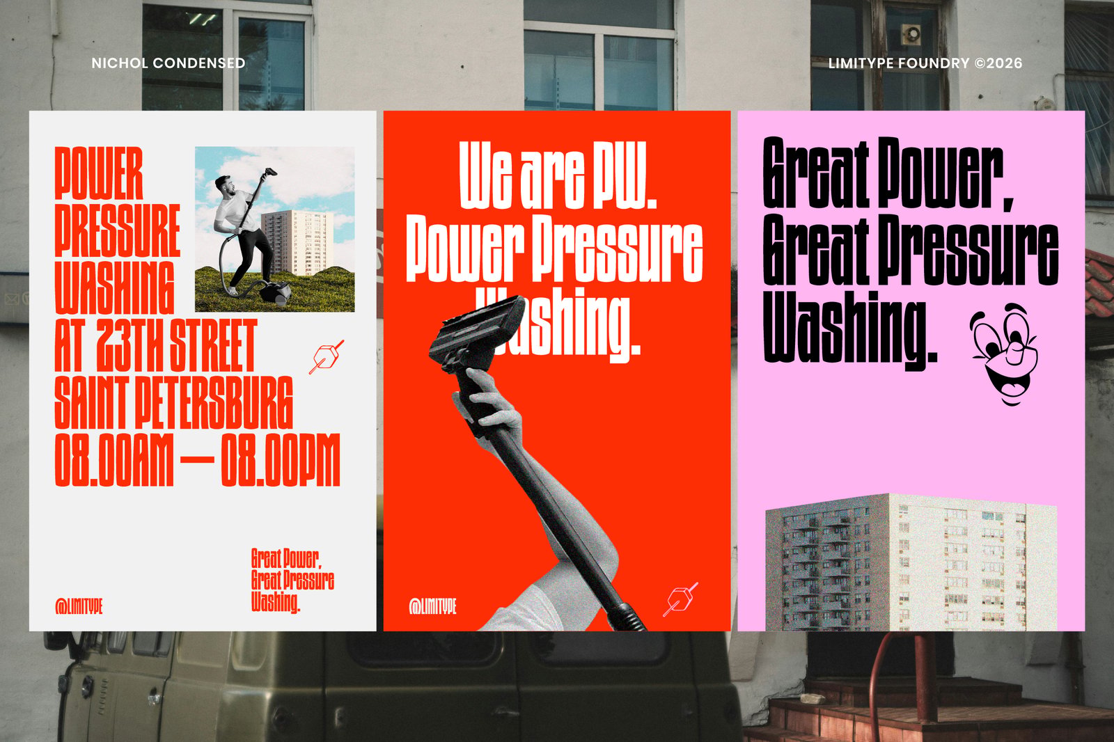 Nichol - Condensed Font