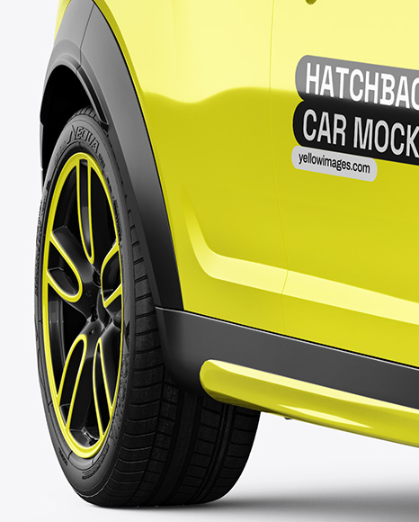 Hatchback Mockup - Front View