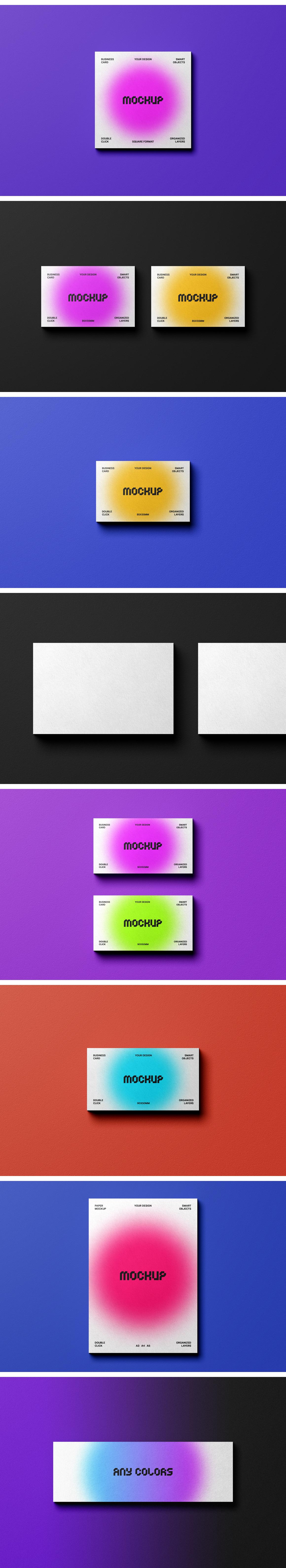 Branding Stationery Mockups Set