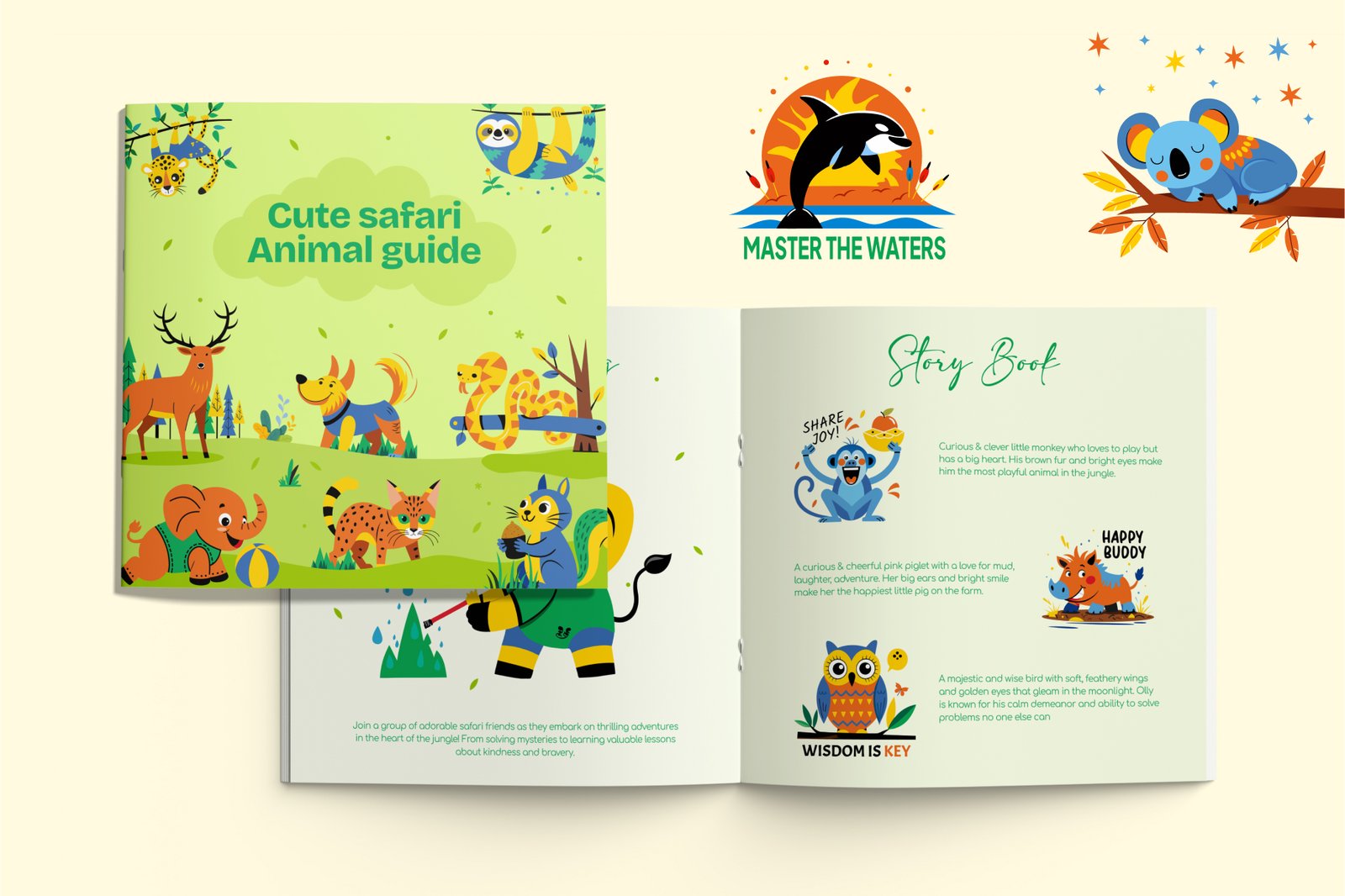 Cute Safari Animal Stickers