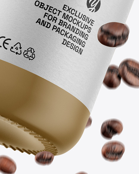 Matte Drink Bottle Mockup