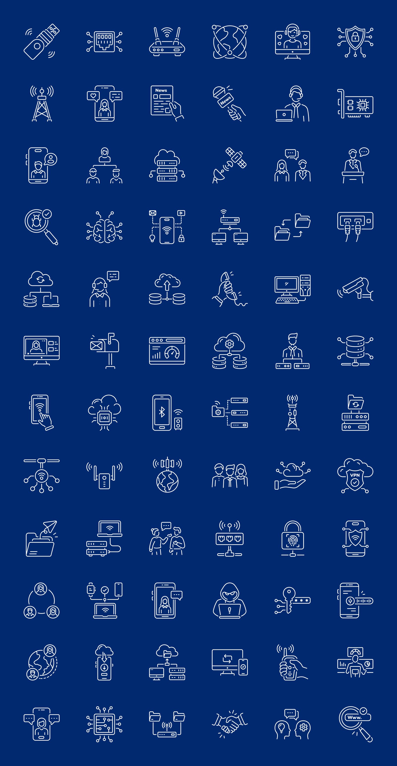 Networking Icon Collection