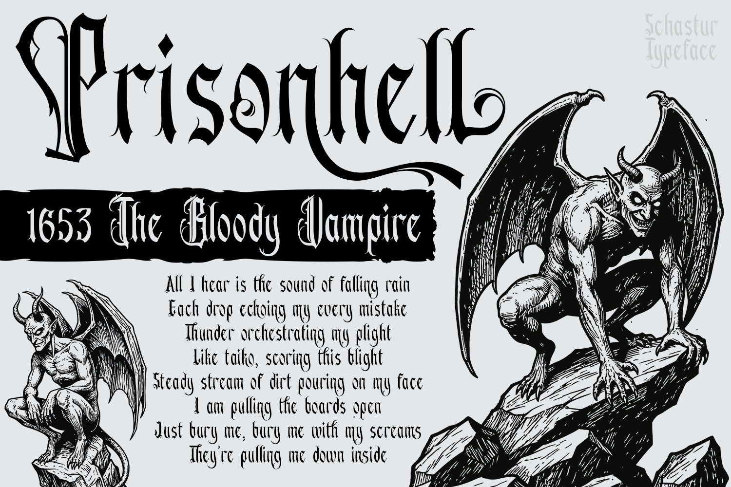 Schastur - Blackletter Typeface