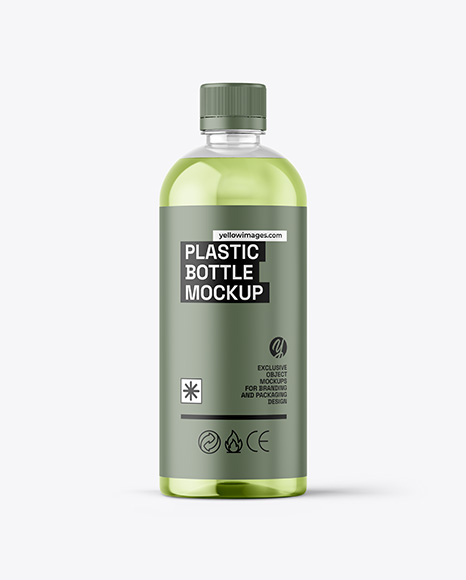 Clear Cosmetic Bottle Mockup