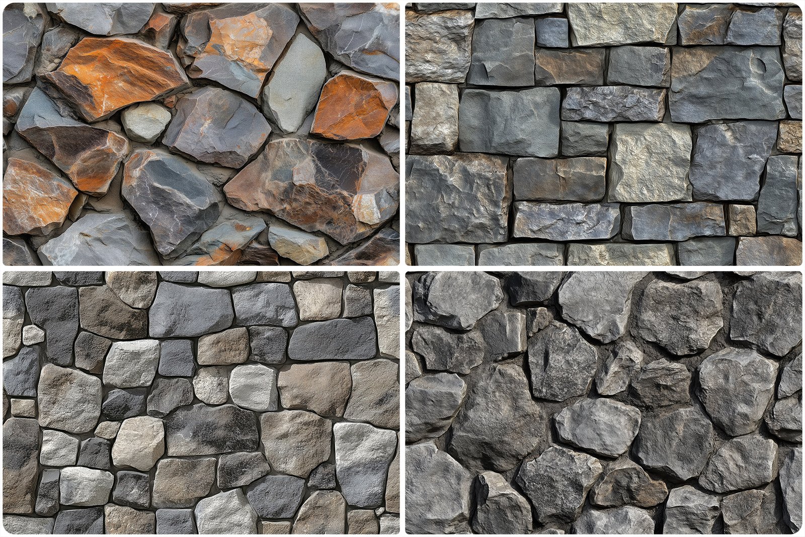30 Rubble Stone Texture Backgrounds