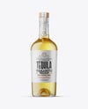 Golden Tequila Bottle Mockup