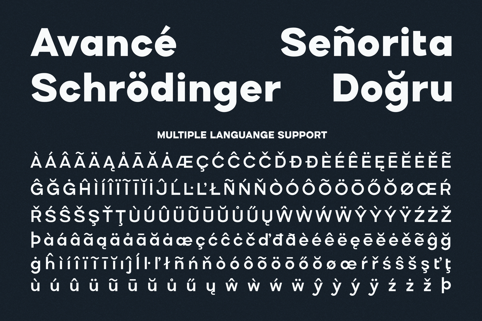 Ognico - Display Sans-Serif Font