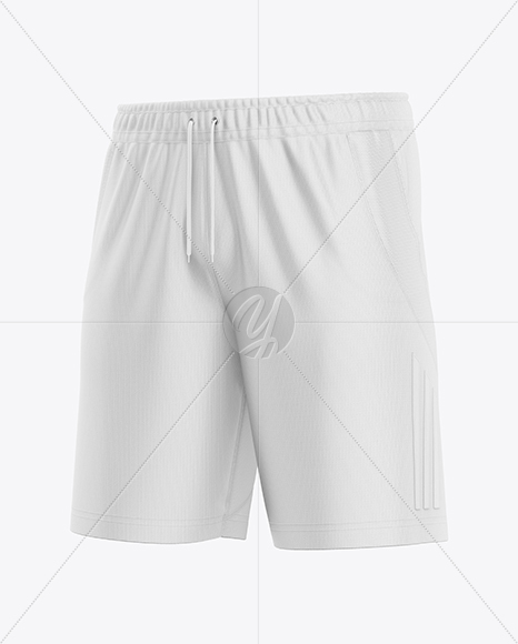 Training Shorts Mockup - Half Side View