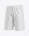 Training Shorts Mockup - Half Side View