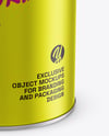 Matte Tin Can w/ Handle Mockup