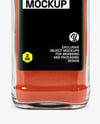 Square Glass Jar with Sweet Paprika Mockup