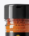 Spice Glass Jar with Cayenne Pepper Mockup