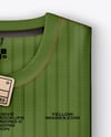 Folded Knitted T-Shirt Mockup