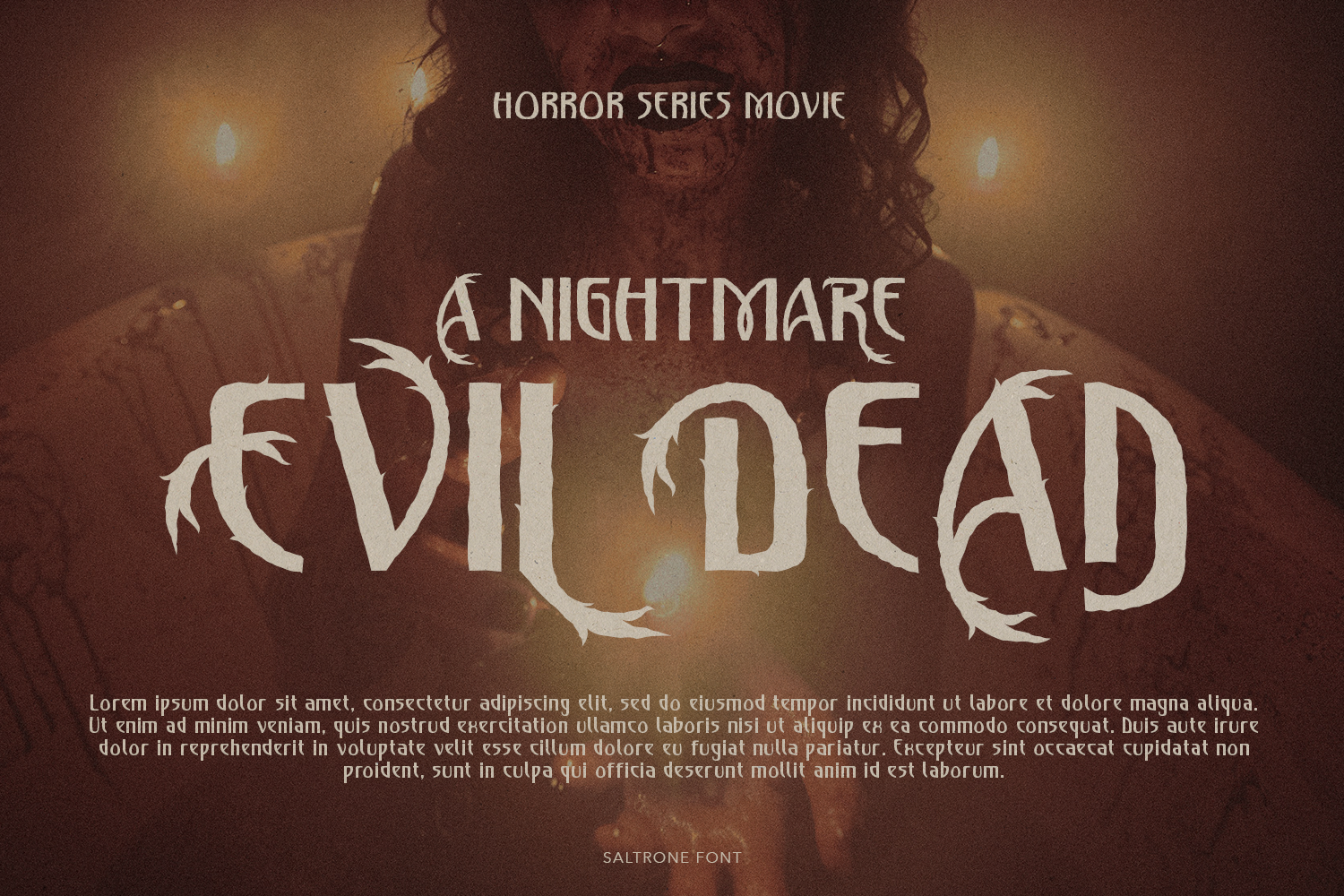 Saltrone Display Font