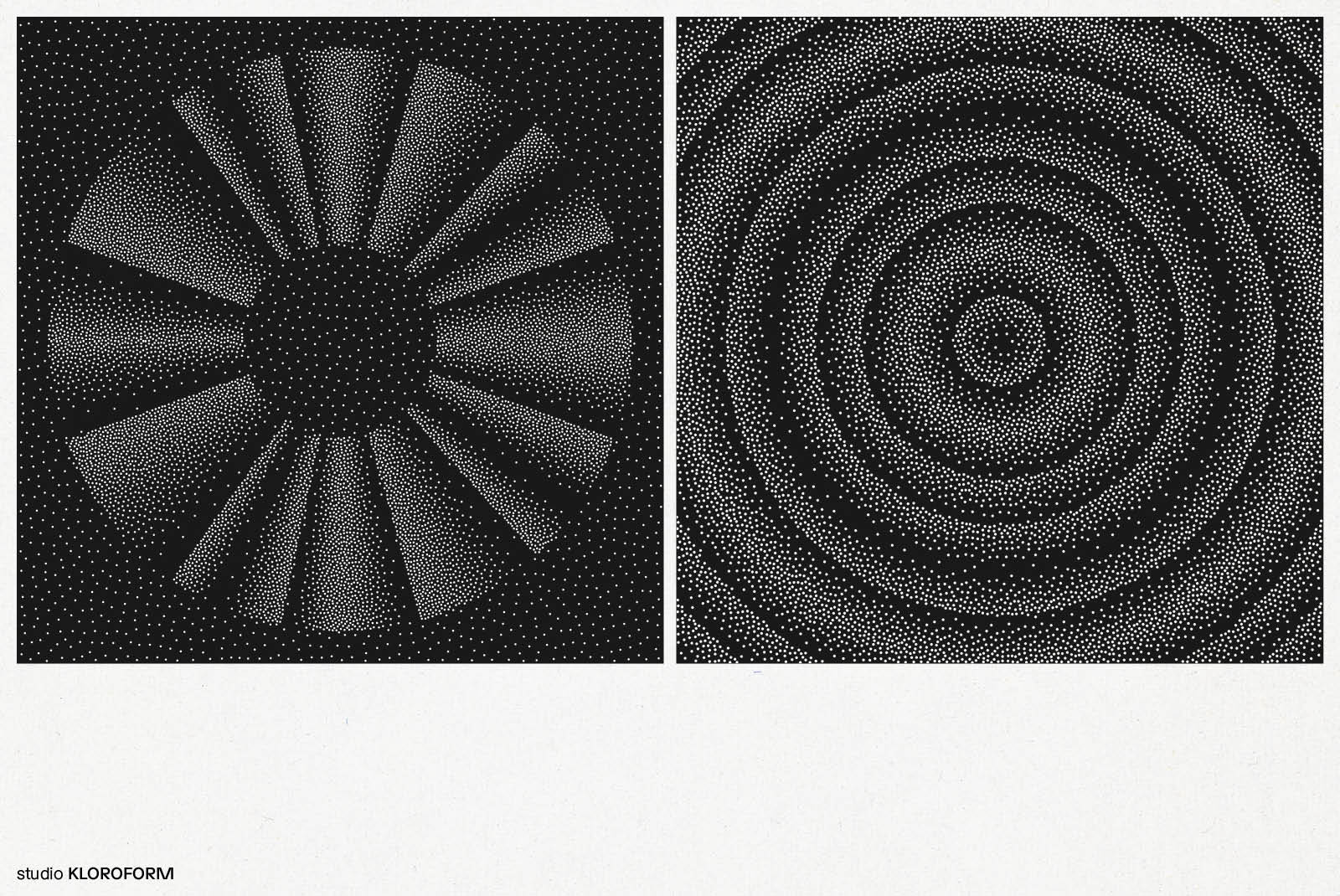 Stipple 1 - 100 dotted objects