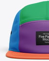Five Panel Cap Mockup - Front View