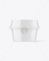Matte Plastic Container Mockup