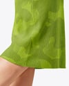 Combat Boots on Women's Legs with Dress Mockup