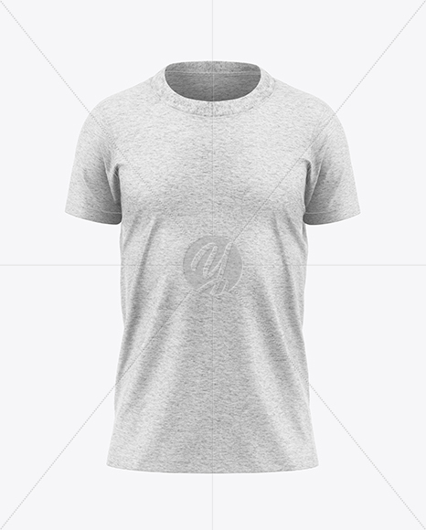 Kids Heather T-Shirt Mockup - Front View