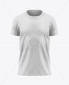 Kids Heather T-Shirt Mockup - Front View