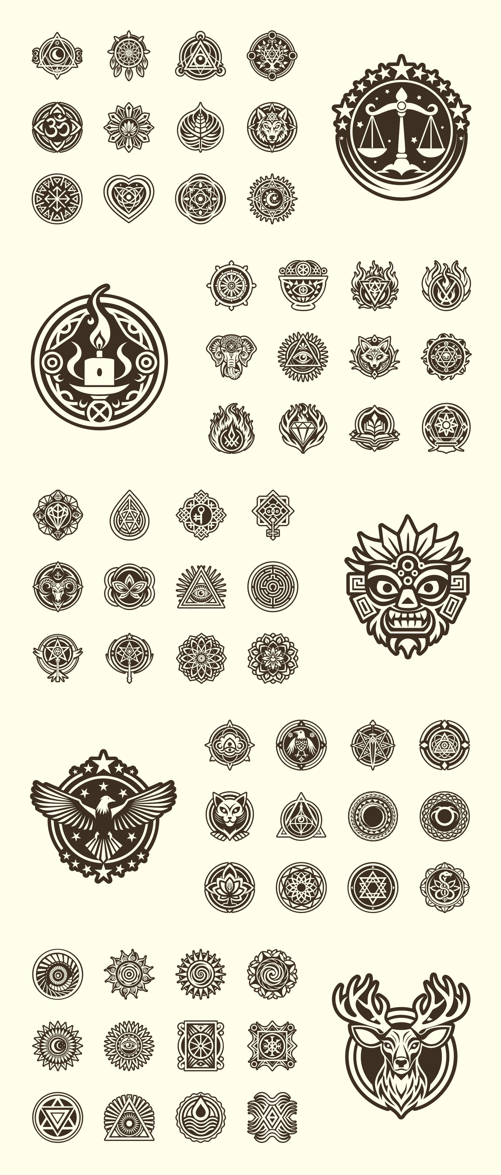 Aesthetic Esoteric Symbols