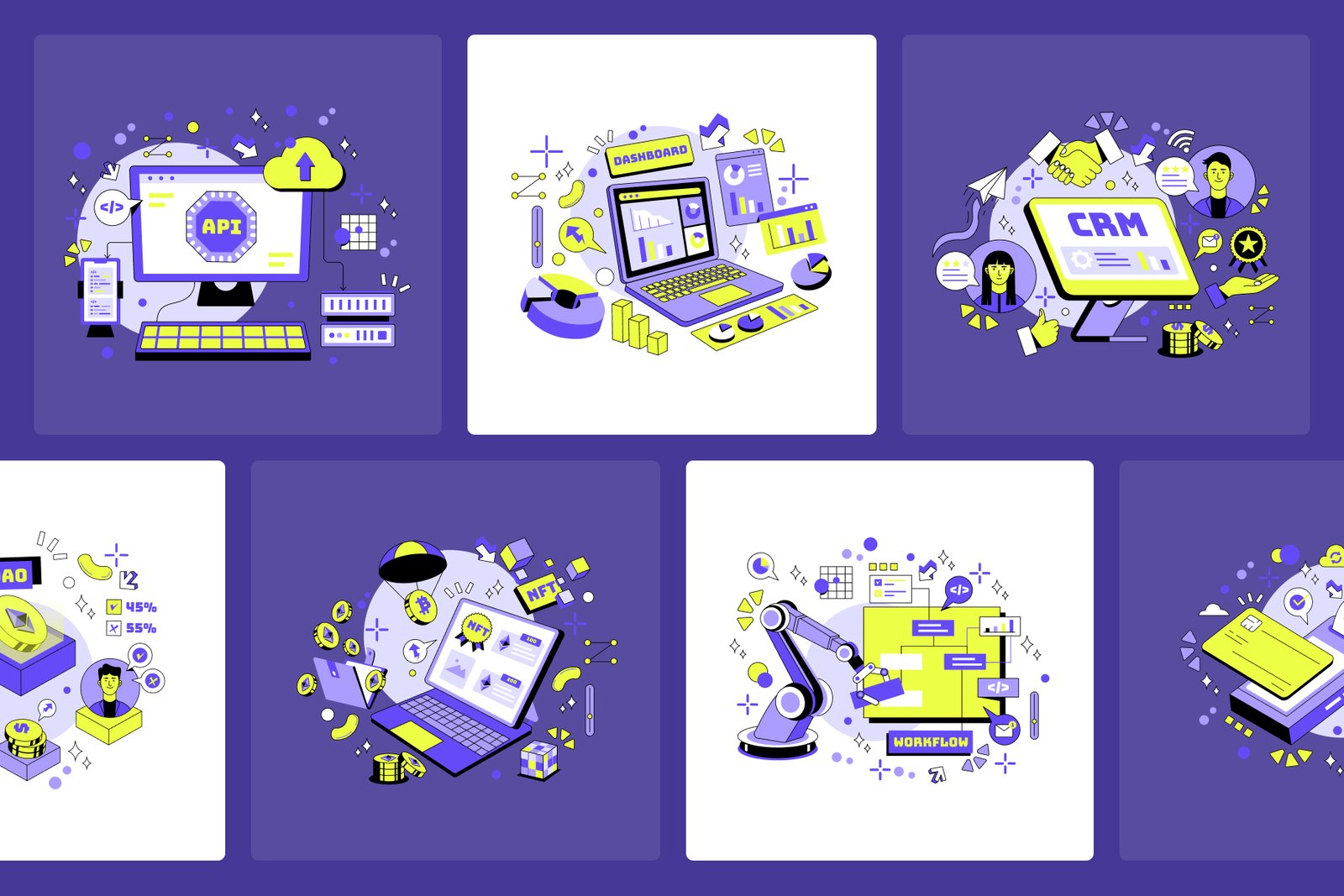 Startup and Saas illustration