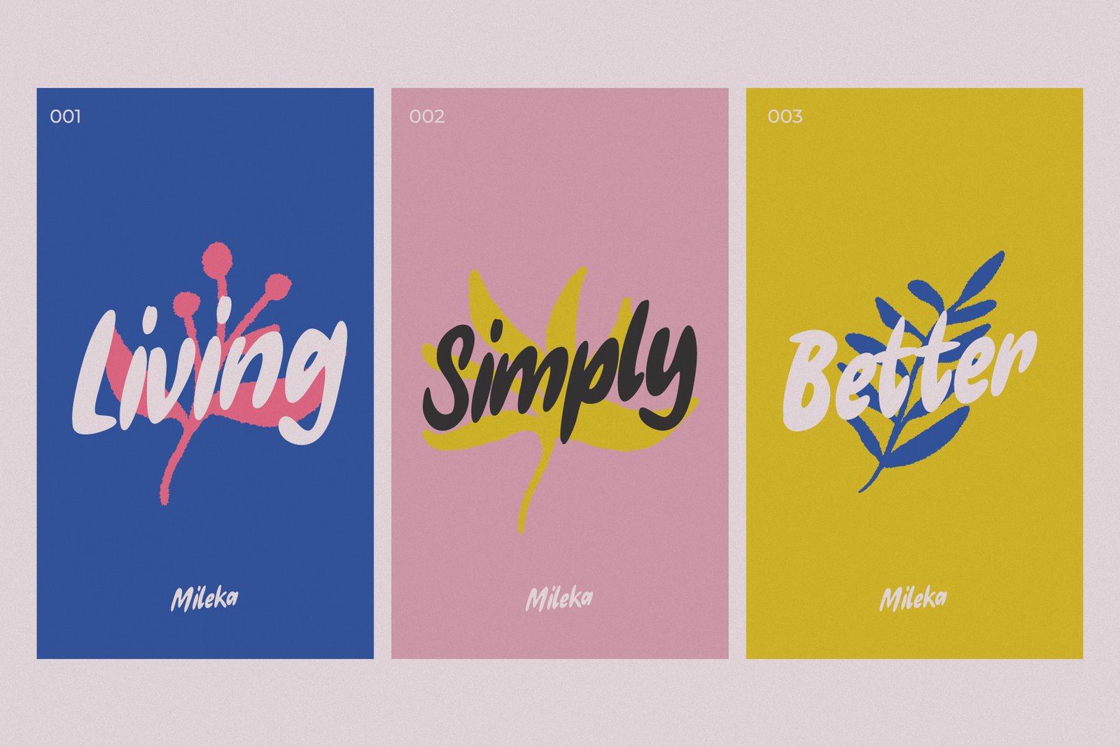 Mileka - Handmade Brush Script