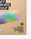 Kraft Box Mockup - Front View